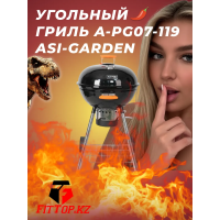 Угольный гриль-шар, ASI-Garden Ø53.5 см, с крышкой, 65.5×57×102.5 см A-PG07-119