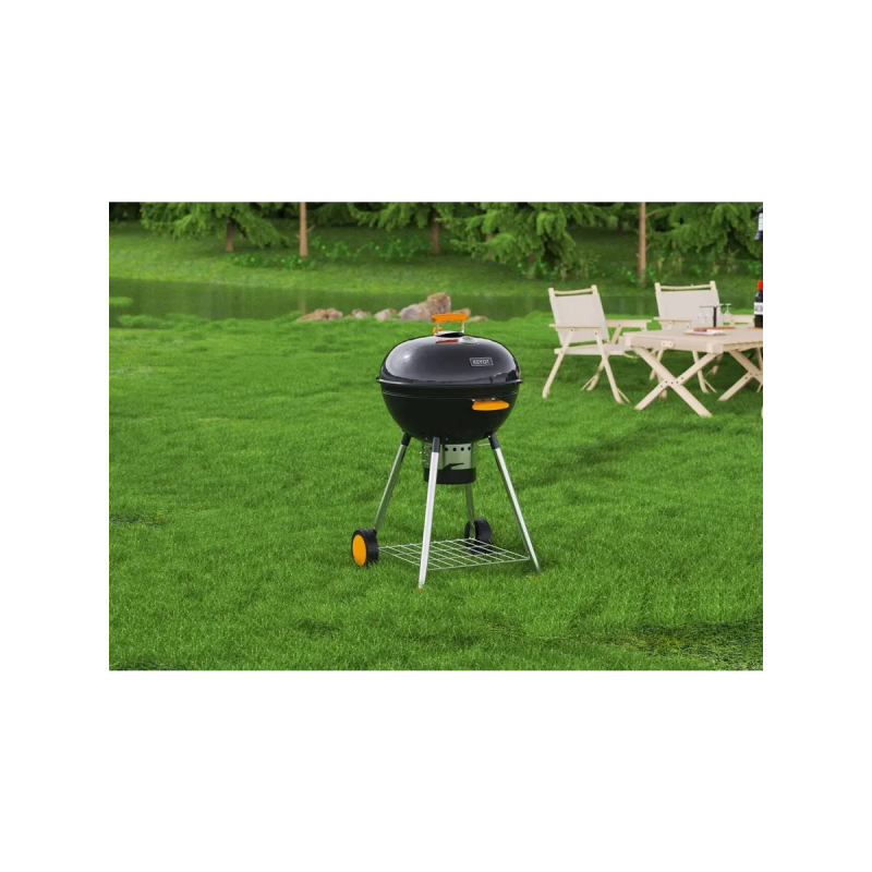 Угольный гриль-шар, ASI-Garden Ø53.5 см, с крышкой, 65.5×57×102.5 см A-PG07-119