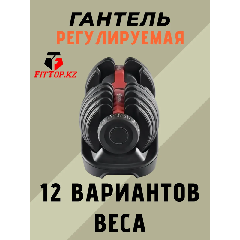Гантель регулируемая FitTop FT-D040 40кг (1шт)