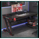 Компьютерный стол FitTop FT-DNZ100cm, 100x60x75 см, черный 1200