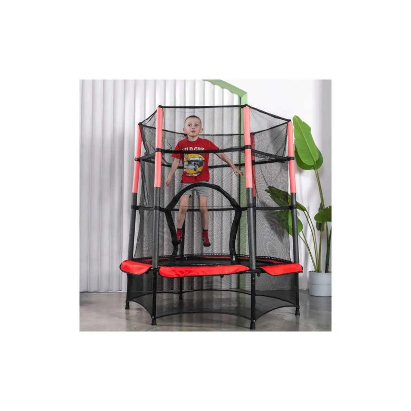 Батут каркасный детский FitTop T4F (d=140см, макс.вес 70кг)