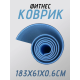 Коврик для йоги TPE (80х183х0.6 см) Синий