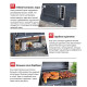 Большой угольный гриль ASI-Garden FT01-017 Heavy Duty 64" для дачи и сада