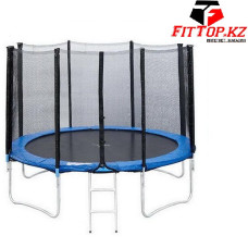 Батут с защитной сеткой и лестницей JWC-FT-14 427см