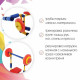 Детская скамья со штангой и гантелями (тренажёр для детей 4–8 лет) FitTop KB-04