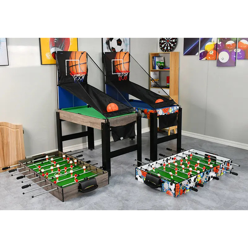 Игровой стол 5в1 FOLDABLE MULTIFUNCTIONAL TABLE(теннис,фут.,бильярд,аэрох.,баскет)