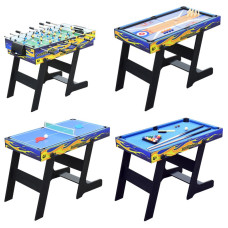 Игровой стол 4в1 FOLDABLE MULTIFUNCTIONAL TABLE(теннис,боулинг,футбол,бильярд)